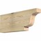 Ekena Millwork Newport Rough Sawn Rafter Tail, Douglas Fir, 4"W x 12"H x 32"L RFT04X12X32NEW00RDF - alternate 1